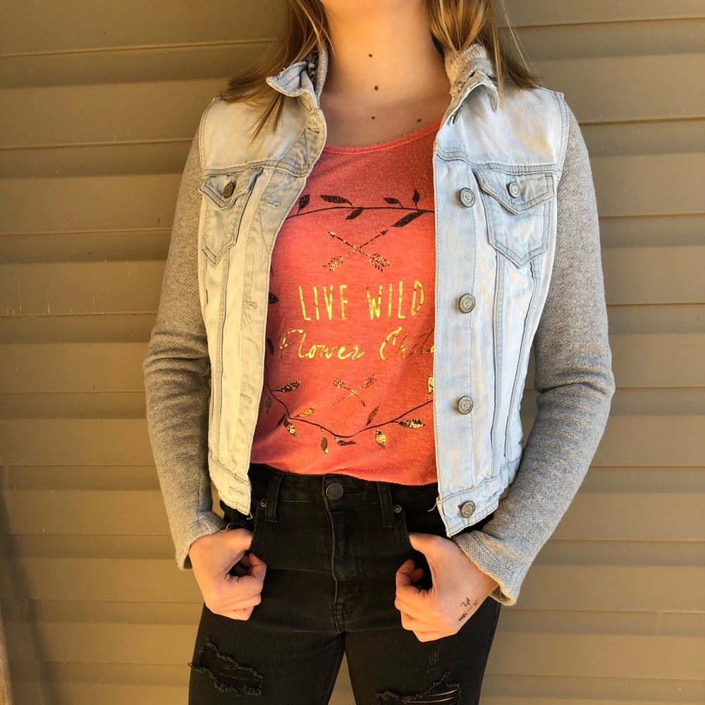 Aeropostale Denim Hoodie